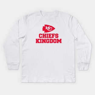 CHIEFS KINGDOM Kids Long Sleeve T-Shirt